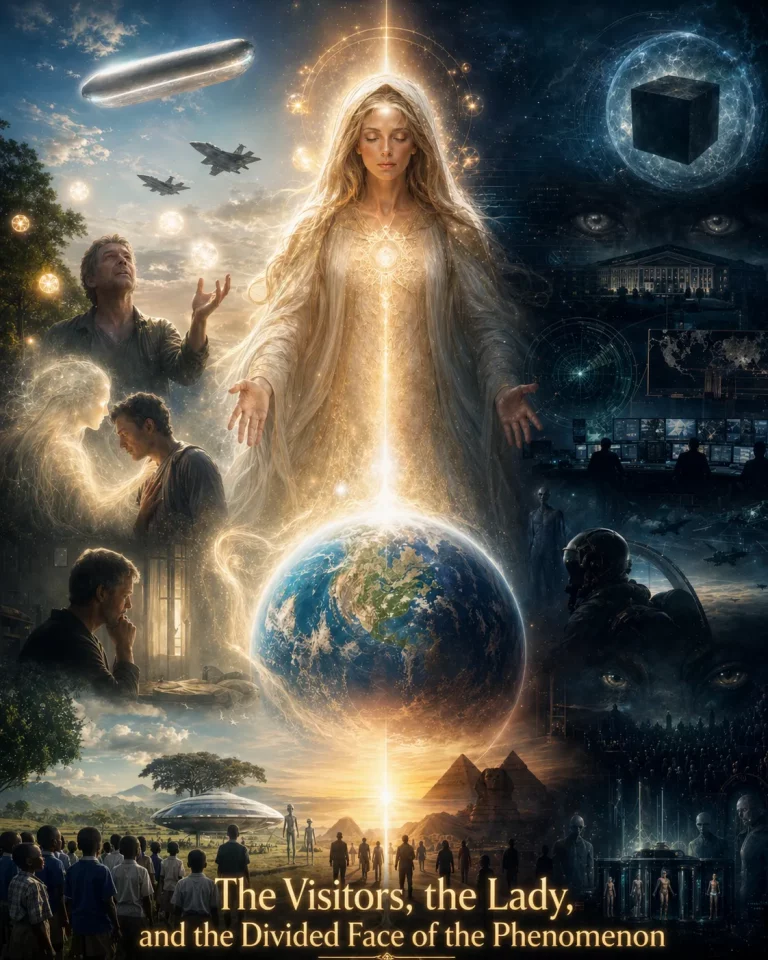 The Visitors, the Lady, and the Divided Face of the Phenomenon